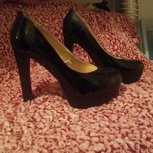 5in patent pleather heels